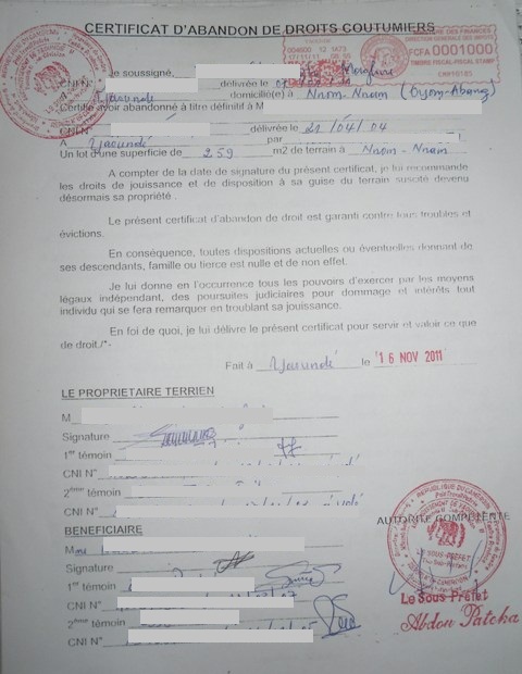 ERegulations Yaoundé